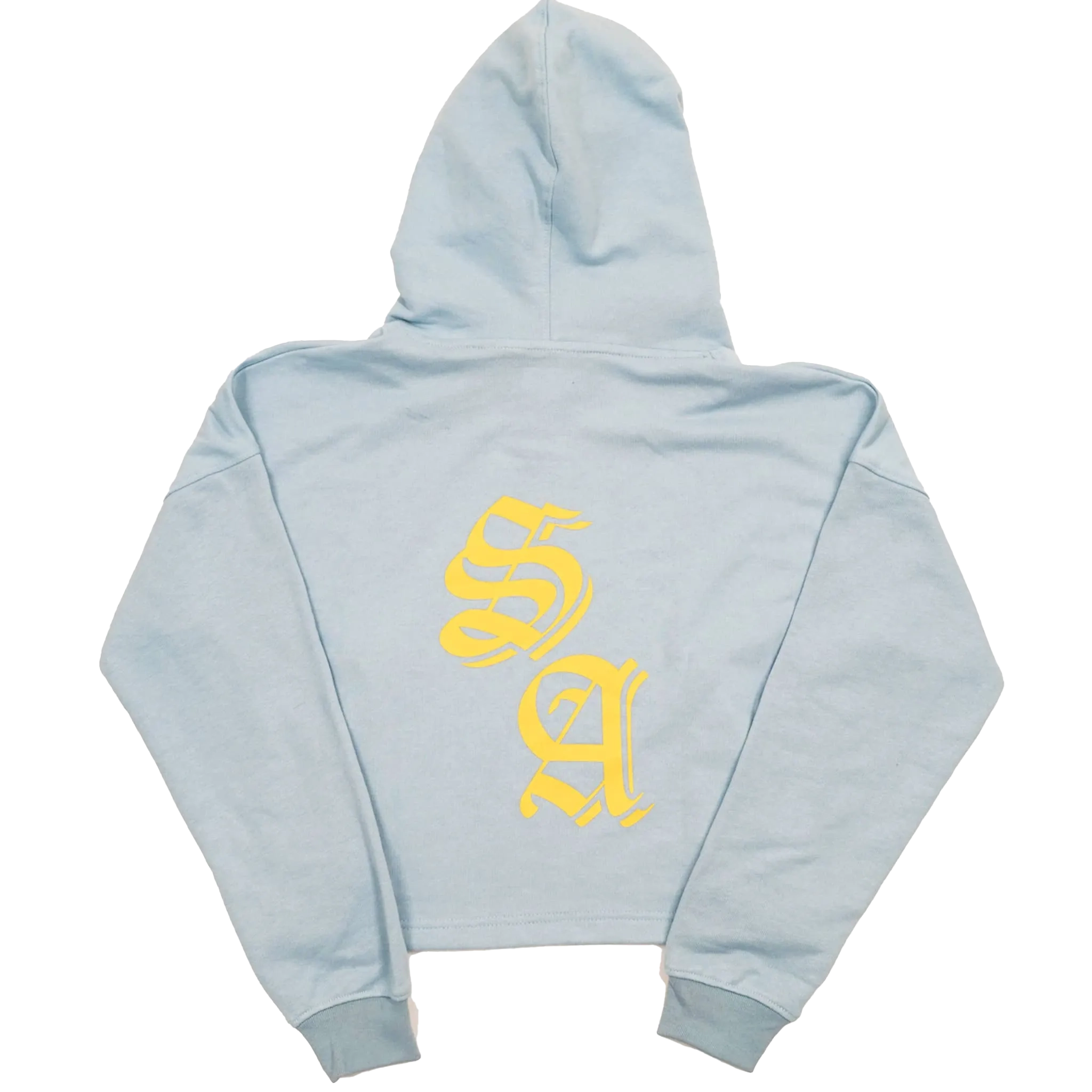 Baby Blue Cropped Hoodie