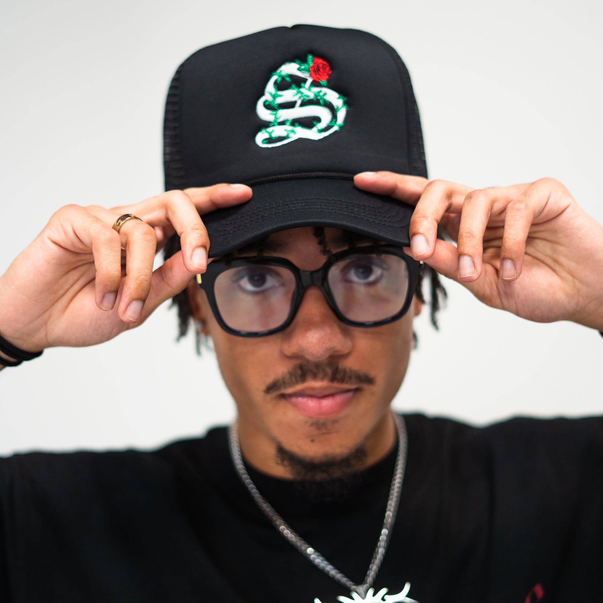 Original Logo Black Trucker Hat