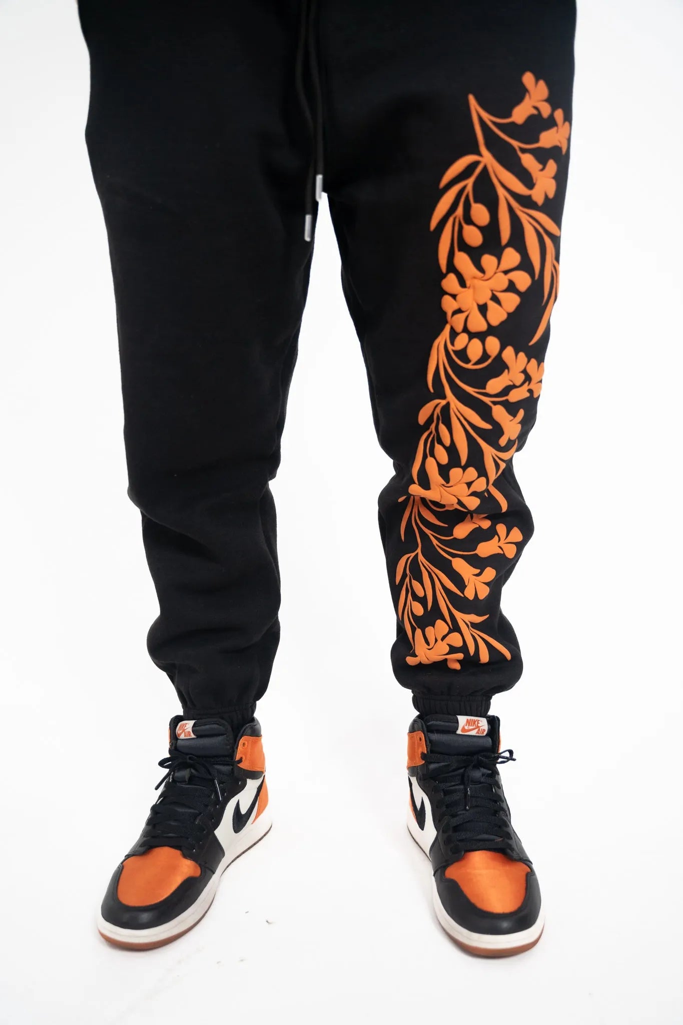 Floral Print Sweatpants