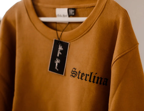 Sterlina Rose Crew Neck. "Unisex"