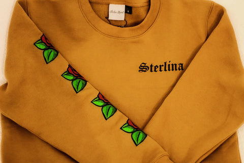 Sterlina Rose Crew Neck. "Unisex"